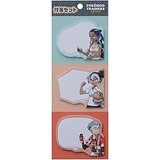 Amazon Co Jp ポケモンセンターオリジナル 付箋セット Pokemon Trainers Off Shot ルリナ サイトウ カブ 文房具 オフィス用品