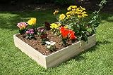 Riverstone Industries Eden RGB-4411 4 Ft. x 4 Ft. X 11 In. Quick Assembly Raised Garden Bed