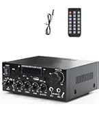 Amazon.co.jp: Moukey パワーアンプ システム マイクミキサー 220W