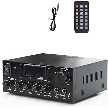 ⭐超美品⭐ブルートゥースステレオ AVサラウンドアンプ リモコン付き USB 41gNA3ztVHL.jpg