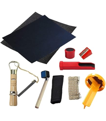 Y-luck Cue Tips Pool Billiard Cues Tips Replacement With Pool Cue Stick Ferrules