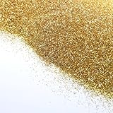 GLEAMS ラメフレーク (ゴールド) (100g) (B0202) ラメパウダー/グリッター/耐溶剤/塗装/吹付/ハンドメイド/DIY/業務用/グリームス (0.4mm)