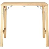 MUJI 無印良品 パイン材テーブル・折りたたみ式 幅80×奥行50×高さ70cm 18499441