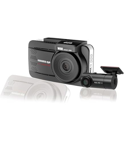 Amazon.co.jp: 日本電機サービス 2カメラ ドライブレコーダー mirumo