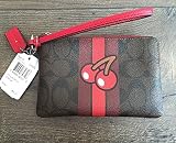 Coach 財布56715 Signature Pac Man Corner Zip Wristlet Wallet [並行輸入品]