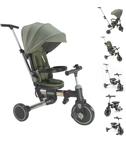 Amazon.co.jp: 子供三輪車 回転式 幼児用トライク 一台四役 9ヶ月から6