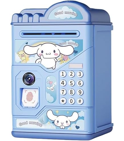 Amazon | Auybuig 貯金箱 楽しくてかわいい大容量貯金箱 指紋