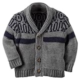 (カーターズ) Carter's 男の子 新生児 ベビーウエア ショールカラーカーディガン グレー 6M(身長61-67cm) [並行輸入品]