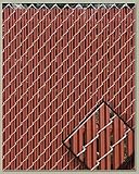 レッドウッドプライバシーフェンススラット( for 4 'チェーンリンク)