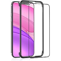 OAproda iPhone 11 / iPhone XR ガラスフィルム 用 全面保護 強化ガラス【ガイド枠付き/ケー…