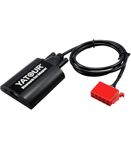 KIMISS Modulo Bluetooth 5.0 AUX Per Auto – Adattatore 12 Pin Per Mercedes W169 W245 W203 W209 W164