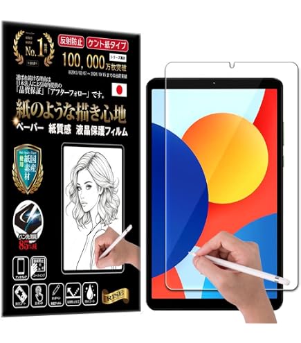 Amazon.co.jp: アンチグレア For Redmi Pad SE 4G 8.7インチ ガラス