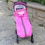 NoYuo 暖かい 赤ちゃん 寝袋 ベビーカー用 ポカポカ 厚手 フットマフ 防寒 布団蹴り防止 寝冷え対策 お出かけ用 (ピンク)