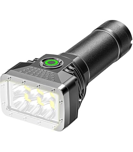 Amazon.co.jp: USB充電式4LED懐中電灯 - 超明るい懐中電灯高