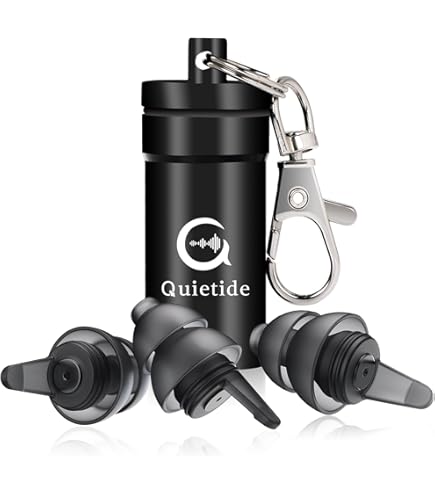 Amazon | 耳栓 安眠 防音 Quietide 睡眠用耳栓 遮音値31dB 睡眠 飛行機