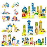 知育玩具 モンテッソーリ 形合わせ 積み木 はめこみ 組み立て Broadroot (#04)