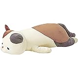 りぶはあと(Livheart) 抱き枕 プレミアムねむねむアニマルズ ミケネコのゆず Lサイズ(全長約69cm) ふわふわ もちもち ぬいぐるみ だきまくら プレゼント58201-10