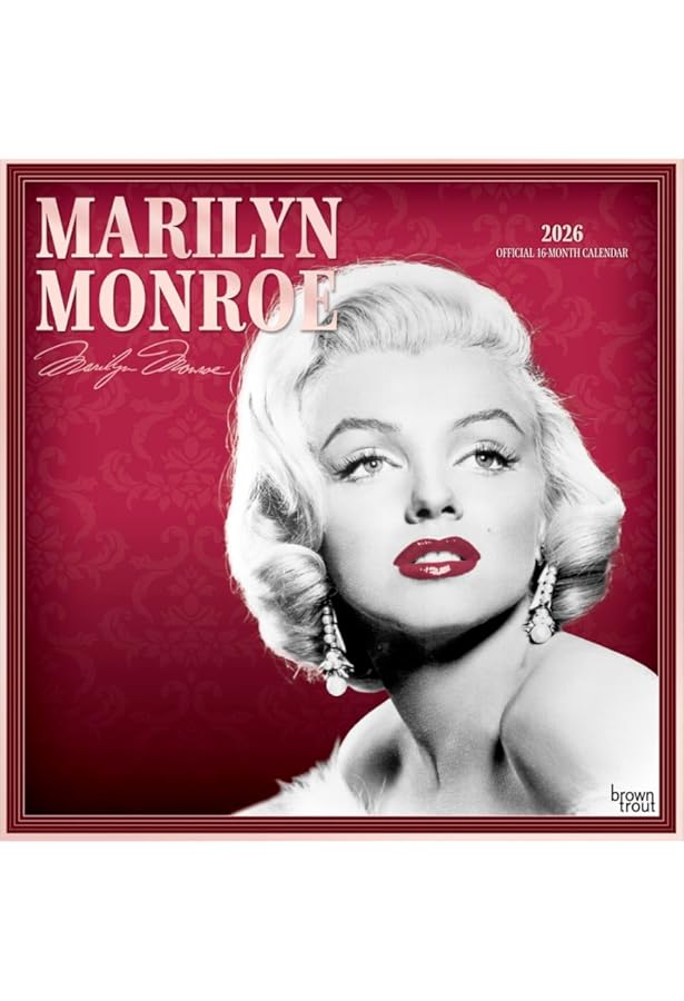 Amazon.co.jp: マリリン・モンロー 2026年 ミニカレンダー / ブラウン