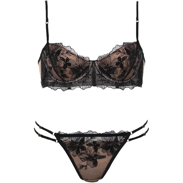 Amazon | [ラヴィジュール] MINAMOコラボ グロウレース ブラ＆Tバック