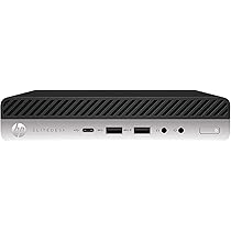 HP ミニPC i5-8500T/16GB/960GB SSD HP EliteDesk 800 G4 Mini Grade A Desktop, Intel Core i5