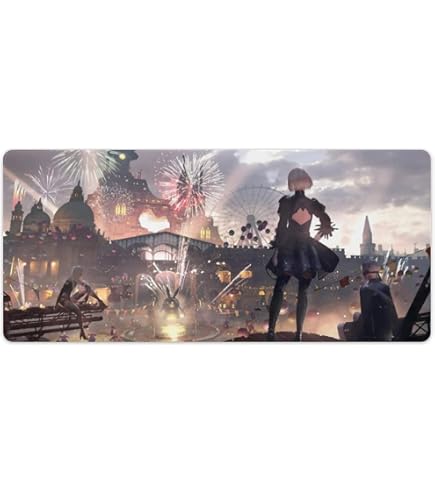 Amazon.co.jp: ニーア オートマタ マウスパッド ヨルハ二号B型 8個模様