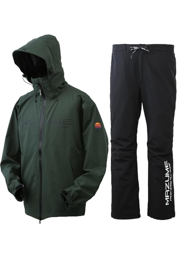 Amazon.co.jp: mazume コアレインスーツ MZRS-820 グリーン M