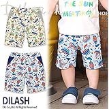 (ディラッシュ) DILASH初夏'16/船総柄ミニ裏毛ハーフパンツ 110 サックス