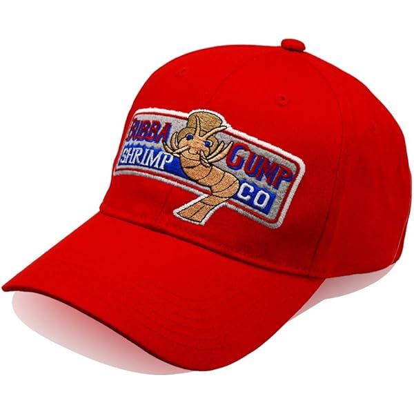 Amazon.co.jp: Bubba Gump Shrimp Red Hat Cap : Clothing, Shoes