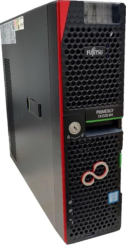 [中古サーバ][デスクトップ型][4コア4スレッド][Windows Server 2016 STD] [8bay]富士通 Primergy TX1320 M4 小型サーバ (Xeon E-2124 3.3GHz/16GB/2.5inch 600GB*3 SAS RAID/EP400i/DVD)