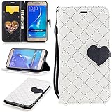 Aireratze(TM) Samsung Galaxy J5 2016 (J510) ケース　PU　手帳型　携帯電話用 [USBケーブルは無料です]　カバー カード収納ポケット付き　マグネット式　ス