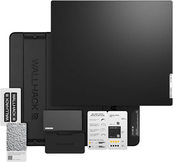 Wallhack CR-005 ガラスマウスパッド 44cm × 51cm、eスポーツ向けコントロール系マウスパッド。超薄型設計(3mm)の強化処理されたガラスを採用し、シリコンベースによる滑り止め性能を備えた超滑らかな操作面。PCデスク環境に最適な設計で、持ち運び用ケース付属|ブラック - 1