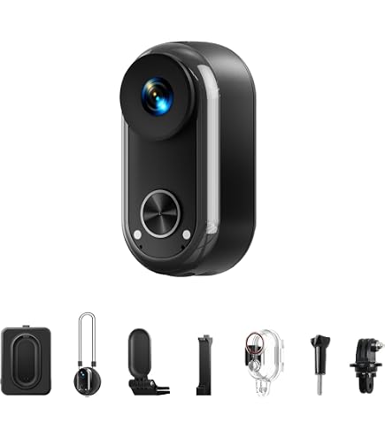 Amazon | アクションカメラ ウェアラブルカメラ 4K 120°広角 wifi搭載