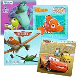 Disney? Favorites Board Books - Planes, Finding Nemo, Cars, Monsters University (Set of 4) [並行輸入品]