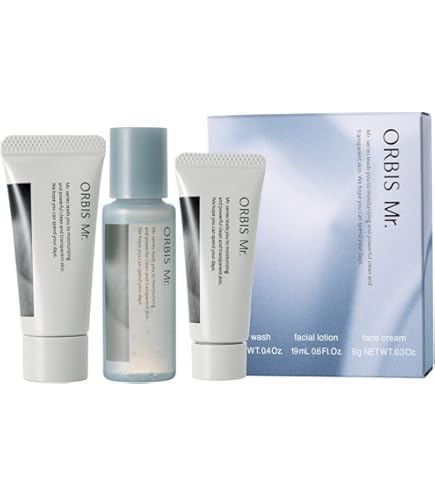 Amazon.co.jp: BLUE（ブルー）1週間分の洗顔 & 化粧水 & 乳液