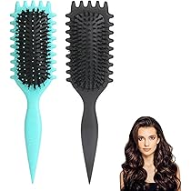 ヘアカールブラシ ヘアブラシ カールブラシ ロールブラシ ブローブラシ ブラシ 豚