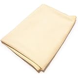ADi 天然 セーム革 【大切な品のお手入れに】（約75×50cm）自然形 大判 Ｌサイズ クリーニングクロス 洗車