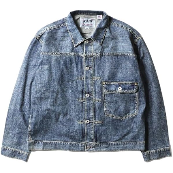 Amazon | [ヒューストン] ジャケット US COTTON DENIM SHIRT JACKET 