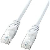 サンワサプライ(Sanwa Supply) CAT6LANケーブル (15m) UTP 1Gbps/250MHz RJ45 ツメ折れ防止 ホワイト LA-Y6-15W