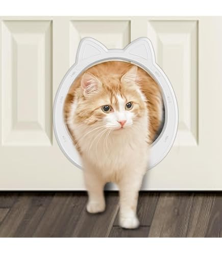 Amazon.co.jp: サンセイ 国産工事不要サッシ用パネルキャットドア S