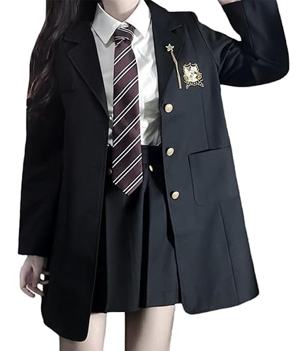 Amazon.co.jp: [COSSA] コスプレ 制服 ブレザー JK 女子高校生