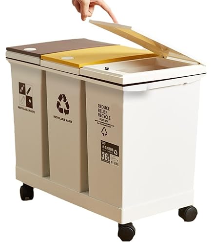 分別キャスターダストボックス ゴミ箱　おしゃれごみ箱 楽天市場】【最安値に挑戦中】 ゴミ箱 分別 4段 約 80リットル