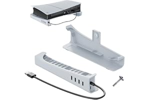 【新型PS5対応】 PS5 Slim用 水平ハブUSBスタンド 横置き OLCLSS PS5スタンド 転倒・傷防止 PS5アクセサリー 固定ネジ付属