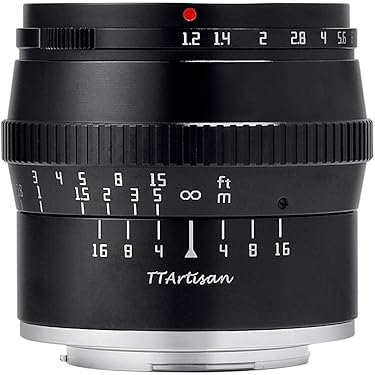 Amazon.co.jp: TTArtisan 50mm F1.2 Xマウント 単焦点レンズ APS