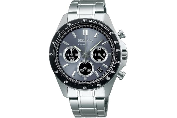 [セイコーウオッチ]SEIKO SELECTION SBTR027 メンズ腕時計 電池式クオーツ クロノグラフ 文字盤ブルーグレー | 日付カレンダー・24時針搭載 ステンレススチール