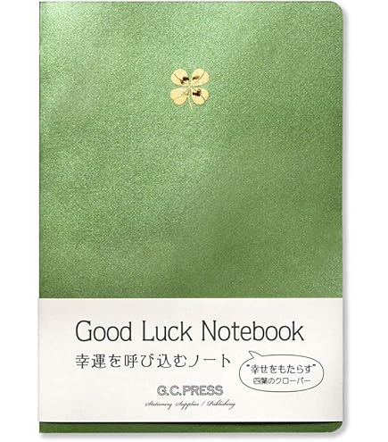 Amazon | G.C.PRESS デザインノート ポケット 四葉のクローバー
