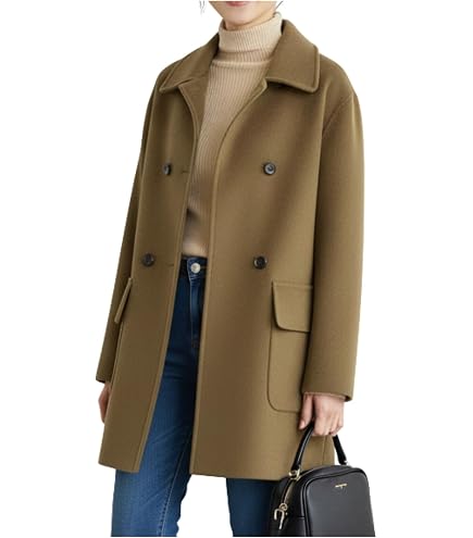 Amazon.co.jp: お中 品川女子学院 Pコート コート 金ボタン 紺