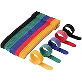 ケーブル 結束マジックテープ バンドケーブルまとめコード 収納コードまとめタイラップ繰り返し利用可能 マネージメントタイ…