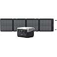 EcoFlow ポータブル電源 ソーラーパネルセット 太陽光発電セット RIVER 2 ソーラーパネル 110w 1枚セット 256Wh容量 リン酸鉄リチウムイオン電池 60分満充電 6倍長寿命 充放電サイクル3,000回以上 高耐久 アプリ操作 軽