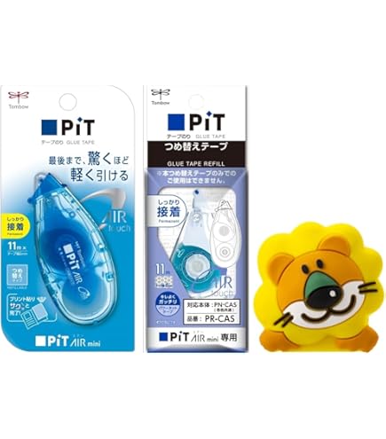 Amazon.co.jp: トンボ鉛筆 テープのり ピットエアーミニ つめ