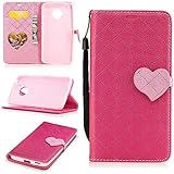 Aireratze(TM) MOTO G5 ケース　PU　手帳型　携帯電話用 [USBケーブルは無料です]　カバー カード収納ポケット付き　マグネット式　ストラップ付き　スマートフォン保護ケース　両面